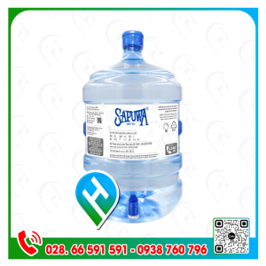Nước Uống Tinh Khiết Sapuwa Bình 19L Có Vòi  Nước Uống Tinh Khiết Sapuwa Bình 19L Có Vòi